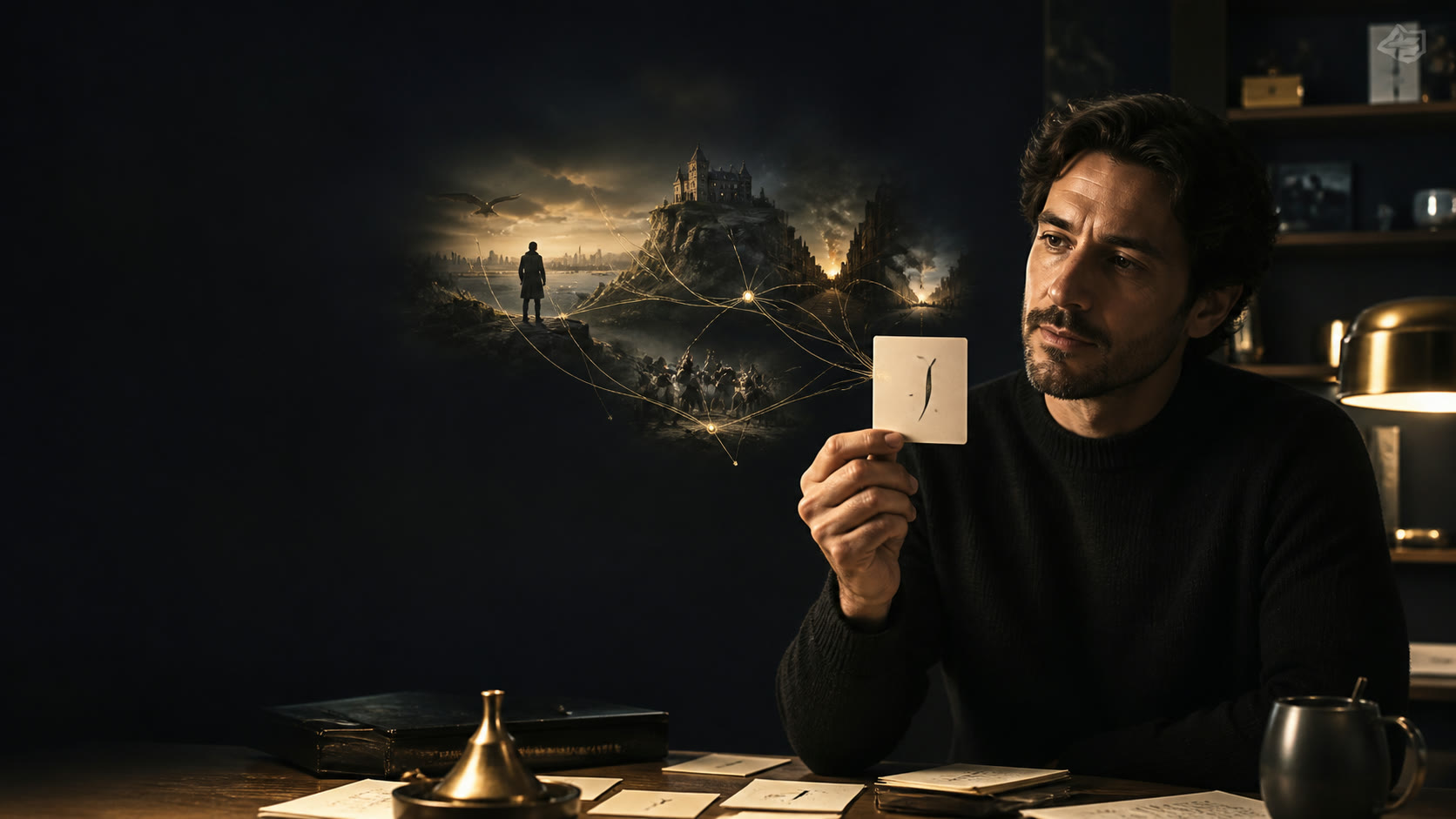 Una idea luminosa empieza a convertirse en una historia